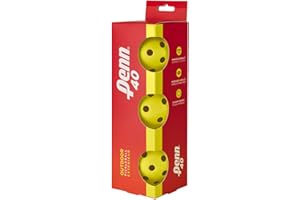 Penn Lot de 40 balles de pickleball d'extérieur – Sensation plus douce pour les loisirs et les jeux en club – Approuvé par l'USAPA