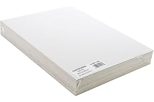 Grafix Medium Weight Chipboard Sheets 8.5'X11' 25/Pkg-White
