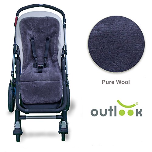 Outlook Lambswool Seat Liner Charcoal