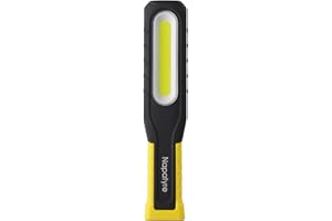 Napatyre Lampe de Travail LED Rechargeable 1000 Lumens Lampe Mecanicien avec Base Magnétique 5 Modes Lampe de Poche Puissante, Lampe Inspection pour Garage, Camping, d'urgence