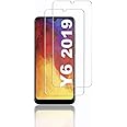 Cracksin [2 pezzi] Vetro temperato compatibile con Huawei Y6 (2019) pellicola protettiva in vetro temperato 9H trasparente an