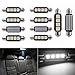 Produktbild Inlink 10 Stück Weiß Fehlerfrei Canbus 4SMD 5050 42 mm LED Auto LED Kennzeichenbeleuchtung Soffitte LED Umfeldbeleuchtung Soffittenlampe Soffitte Dome Lampe DC 12 V