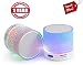 NEW 2017 Mini Portable Wireless S10 Bluetooth Speaker with LED light Mic Hand-free call TF USB FM Radio AUX LINE IN For phone PC RS.290.00