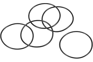 PATIKIL 20 Stück Dichtungsringe O-Ringe Gummidichtung 28mm AD 26mm ID 1mm Dicke Nitrilgummi Unterlegscheibe Dichtungssatz Gummischeiben für Auto Klimaanlage Wasserhahn Rohr Schwarz