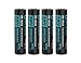 Produktbild Olight® HDC 3500mAh 18650 Akkus wiederaufladbar Lithium-ion Batterie geschützt - 4er-Pack (original und empfohlen für Olight X7 Marauder Turbo S 9000 Lumen Taschenlampe)