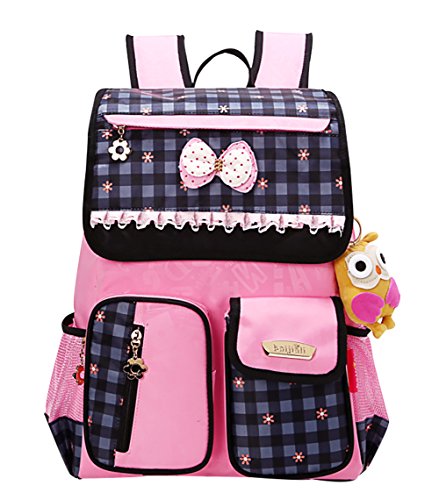 SellerFun® Kid Child Girl Princess Style Waterproof School Bag Backpack (G)