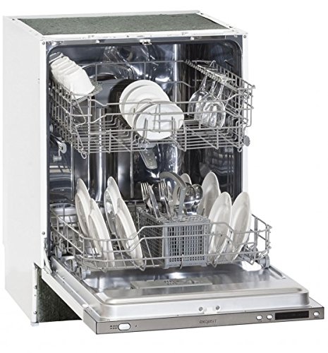 Preisvergleich Produktbild Exquisit EGSP vollständig integriertes 1312e A + Spülmaschine – Geschirrspülmaschinen (komplett integriert, Edelstahl, Knöpfe, 48 dB, A, Wirtschaft, Glas / Schonwaschgang, intensive, normal, schnell)