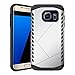 Produktbild Tonsee Stoßfest Armor TPU + PC-Gehäuse Hülle für Samsung Galaxy S7 (silber)