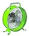 Produktbild Reality Leuchten Tischventilator im Retro Design, Metall lackiert, 2-Geschwindigkeitsstufen, maximum 20 W, Durchmesser 26 cm, grün, R022-15