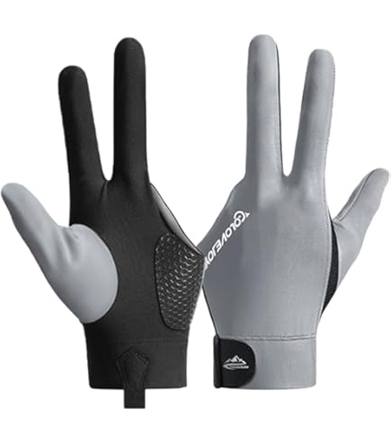 8-teiliges YoYo Handschuhset - Rutschfeste 3-Finger Handschuhe Für Snooker & Billard