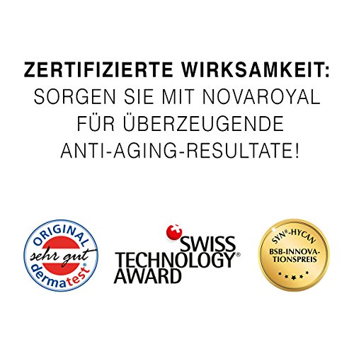 NOVAROYAL® Gesichtscreme für junge Haut | hochwertige Anti Aging Pflege gegen erste Linien und Mimikfältchen | wirkt vorzeitiger Hautalterung effektiv entgegen | für ein verfeinertes Porenbild | intensiv feuchtigkeitsspendend für strahlend schönes und vitales Aussehen - 5