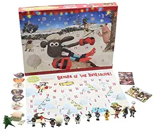 Shaun Sheep Kids Advent Calendar Wallace and Gromit Christmas Calendars for Board Game Box