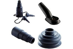 Nilfisk Set de Bricolaje 4 PZS - Adaptador de Herramientas Eléctricas + Boquilla Taladrado + Boquilla Turbo + Boquilla para Inflar - Accessorios Aspiradores de Agua y Polvo