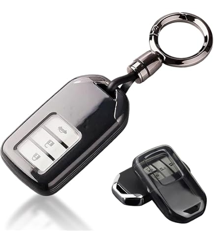Custodia In Silicone Per Chiave Auto  2 Pulsanti  Con Per Chiave Auto 2 Pulsanti Con Custodia Per Portachiavi Per Honda Accord Crv Pilot Civic~p134053297