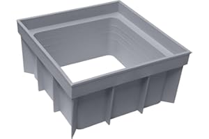MARLEY DEUTSCHLAND Marley Aufsatz 198x198mm für Einlaufschacht 200x200mm Schachtaufsatz Erhöhung Ablauf