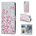 Produktbild Miagon Lederhülle für iPhone 8 Plus 5.5",3D Bunte Glänzend Ledertasche Klapphülle mit Kartenfach Magnet Standfunktion Wallet Flip Tasche Etui Schutzhülle Handyhülle für iPhone 8 Plus/7 Plus 5.5"