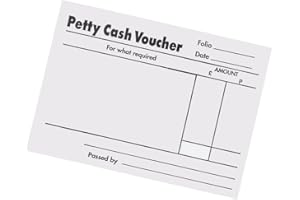 5 Star Office Petty Cash Pad 160 Pages 88x138mm [Pack 5]
