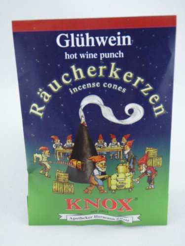 Preisvergleich Produktbild Knox, Räucherkerzen, Glühwein, 5 Stk