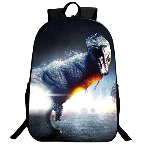 ZHANGOR 3D Animal Sac À Dos en Plein Air Étudiant Sac Polyester Loisirs Dinosaure Sac À Bandoulière Ordinateur Sac École Garçon Fille, A