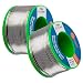 Produktbild 2 Stück Fixpoint Lötzinn-bleifrei; 100 g / ø 1,0 mm (insgesamt 200 g); No-Clean Lösung: Keine Reinigung der Lötstellen notwendig; 3,5% Silberanteil; Punktgenaue Verarbeitung durch Flussmittel