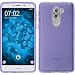 Produktbild PhoneNatic Case für Huawei Honor 6x Hülle Silikon lila transparent + 2 Schutzfolien
