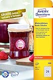 Kostenlose Vorlagen und Software unter avery-zweckform.eu/print