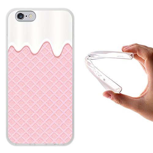WoowCase | Custodia Cover Flessibile in Gel per [ iPhone 6 6S ] Ultra Sottile Silicone Donuts