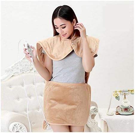 Electric Heating Warm Clothes Bag Red Bean Bag / Magnetic Beads Therapy Plug 3 File Temperature 45-65 Degrees - Home Health Care - To Promote Blood Circulation And Metabolism, Relieve Shoulder Pain An , khaki