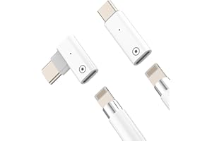 WASRUYI for Apple Pencil Adapter Lightning Female to USB C Male Charging Dongle (2Pack) for iPad Charger 1st Gen Generation Connector for Apple Pencil Adaptor Pen Connecter USB-C Port Fast Charging