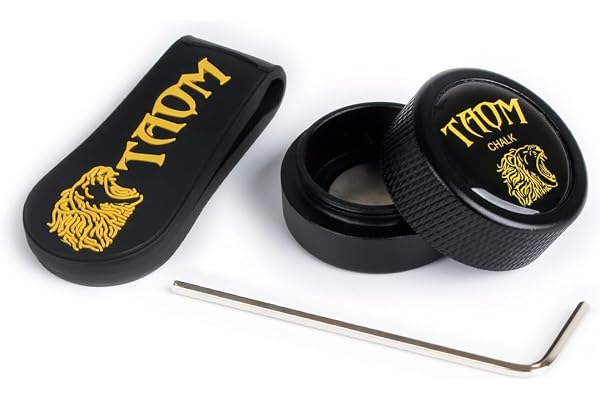 YEUEK TAOM Porte-Craie de Piscine Forme Ronde Outil Pratique Accessoire de Billard magnétique Mini Craie Boîte Ronde Billard
