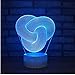 Produktbild 3D Lichter Personalisierte Kreativität Usb Nachttisch Led Nachtlicht Touch Bunte Acryl 3D Leuchten
