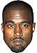 Produktbild Promi-Maske zum Selberbasteln, Kanye West, #4