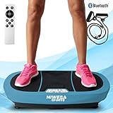 skandika vibrationsplatte home 600 ✔ Zubehör ► 2 elastische Zugbänder ► Fernbedienung ► Inspirierende Poster ✔ Bluetooth Musikwiedergabe