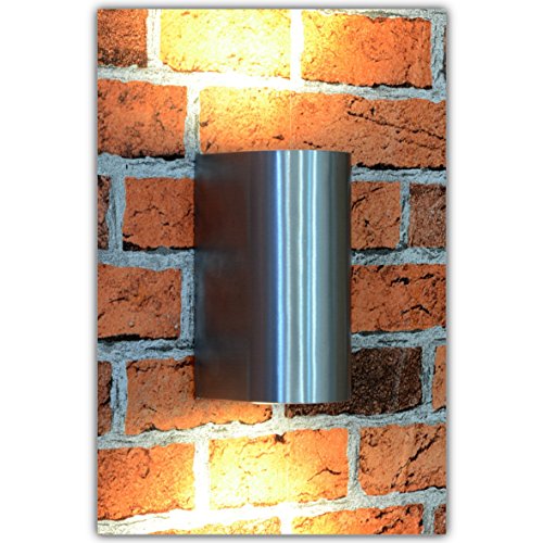 Wandleuchte Aussenleuchte Außenlampe Wandlampe Aussenlampe Edelstahl LED 1267B - 2