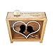 Produktbild MAGISCHE GESCHENKBOX Lustige Spardose zur Hochzeit - Spruch-Spardose für Eheleute als Geldgeschenk – mit Herz Aufdruck - Hochzeitsgeschenk