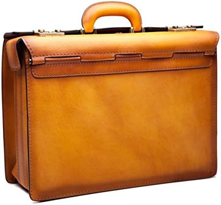 Pratesi Lorenzo Il Magnifico briefcase - B388 Bruce (Cognac)