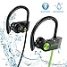 Produktbild Letsfit Bluetooth Kopfhörer Kabellose Sport Kopfhörer IPX7 Wasserdicht In Ear Headset mit Mikrofon CVC 6.0 Stereo Sound 8 Stunden Spielzeit für Fitness Grün MEHRWEG
