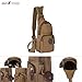 AllExtreme Canvas Sling Bag Canvas Chest Shoulder Backpack Water Resistant Vintage Carry Cross Body Messenger Bag for Men Women Kids Perfect for Gym Travel Hiking Working School Business (Bronze Brown) RS.685.00