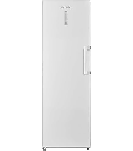 ICEKING RZ109EW Freestanding Undercounter Freezer, 60L Capacity, White, 4 Star Freezing, Adjustable Thermostat, Energy Efficient, Quiet Operation U2013 Ideal For Kitchen Or Utility Room