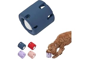 Labstandard Tennis Tumble Puzzle Toy Dog Tennis Cup Interactive Chew Toys for Dogs Dog Puzzle Toys Stress Release Game Pet Educational Toys for Small and Medium Dogs Puppies (Blue)