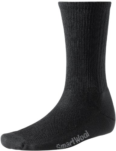 Smartwool Hike Ultra Light Crew- Calcetines de senderismo para hombre, Negro, 46-49 (Tamaño del fabricante:XL)