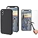 Produktbild Elitehood iPhone case Simple Stylish Fully Protective Matt Cover for Apple iPhone X 360 Protective Shock-Absorption with Free Screen Protector Space Black