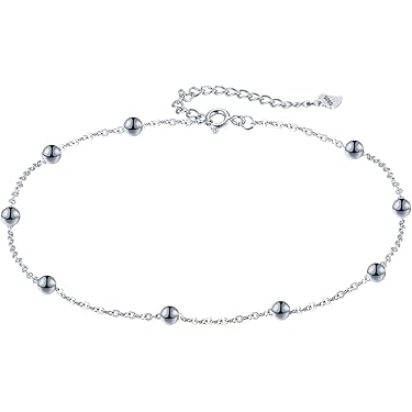 Cavigliera Argento 925 Con Lettera A-Z - Regolabile 22+4cm Con Cuore - Foto 11