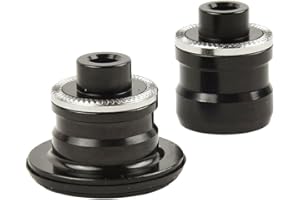 HASALLER Electric Bike Front Rear Wheel Hub Adapter Kit Thru Axle Adapter Converter End Cap 9151012 Fits 8-11 Speed And 12 Speed Rear Hubs (12S*135mm)