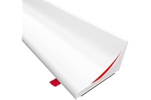 BEOGUY Barrera de Agua Para Plato de Ducha Barrera de Ducha Y Sistema de Retención Mamparas Umbral de Ducha Plegable Autoadhesiva Silicona Barrera de Ducha Tope de Agua (Blanco, 1m)