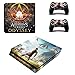 Produktbild THTB Playstation 4 Slim + 2 Controller Aufkleber Schutzfolien Set - Assassin's Creed Odyssey /PS4 S