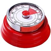 WF Kırmızı Mekanik Klasik Zilli Mutfak Zamanlayıcı Timer thr301