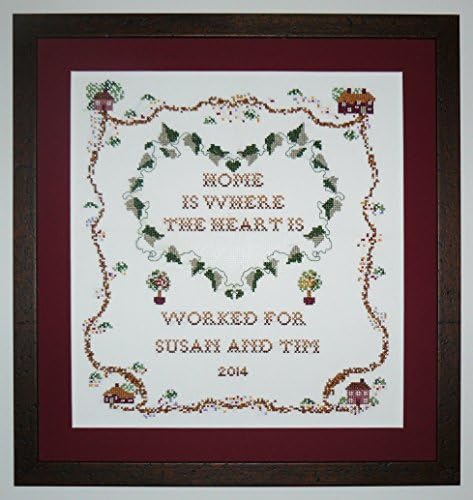 Home Sweet Home or New Home Sampler Cross Stitch Kit