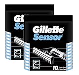 Gillette Sensor- 10 Blade Replacements ** 2 PACK DEAL**