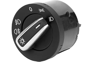 HZTWFC Commutateur de phare antibrouillard OEM # 5ND 941 431 A 5ND941431A pour Passat B6 B7 Golf 5 MK5 6 MK6 Tiguan Caddy Seat Alhambra